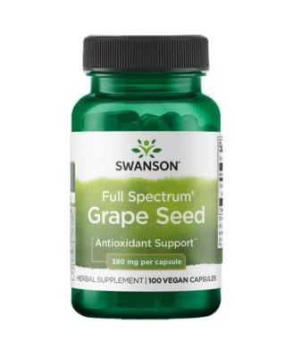 Grape Seed Extract, Herbal Supplement, 380 mg, 100 Capsules