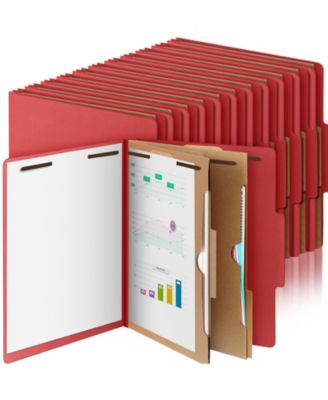 24 Pocket Classification Folders Letter Size Document Organizer