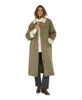Women's Chill Rider Denim Shearling Coat