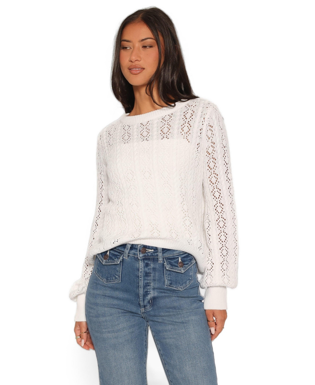 Petal and Pup Women's Tyler Pointelle Sweater