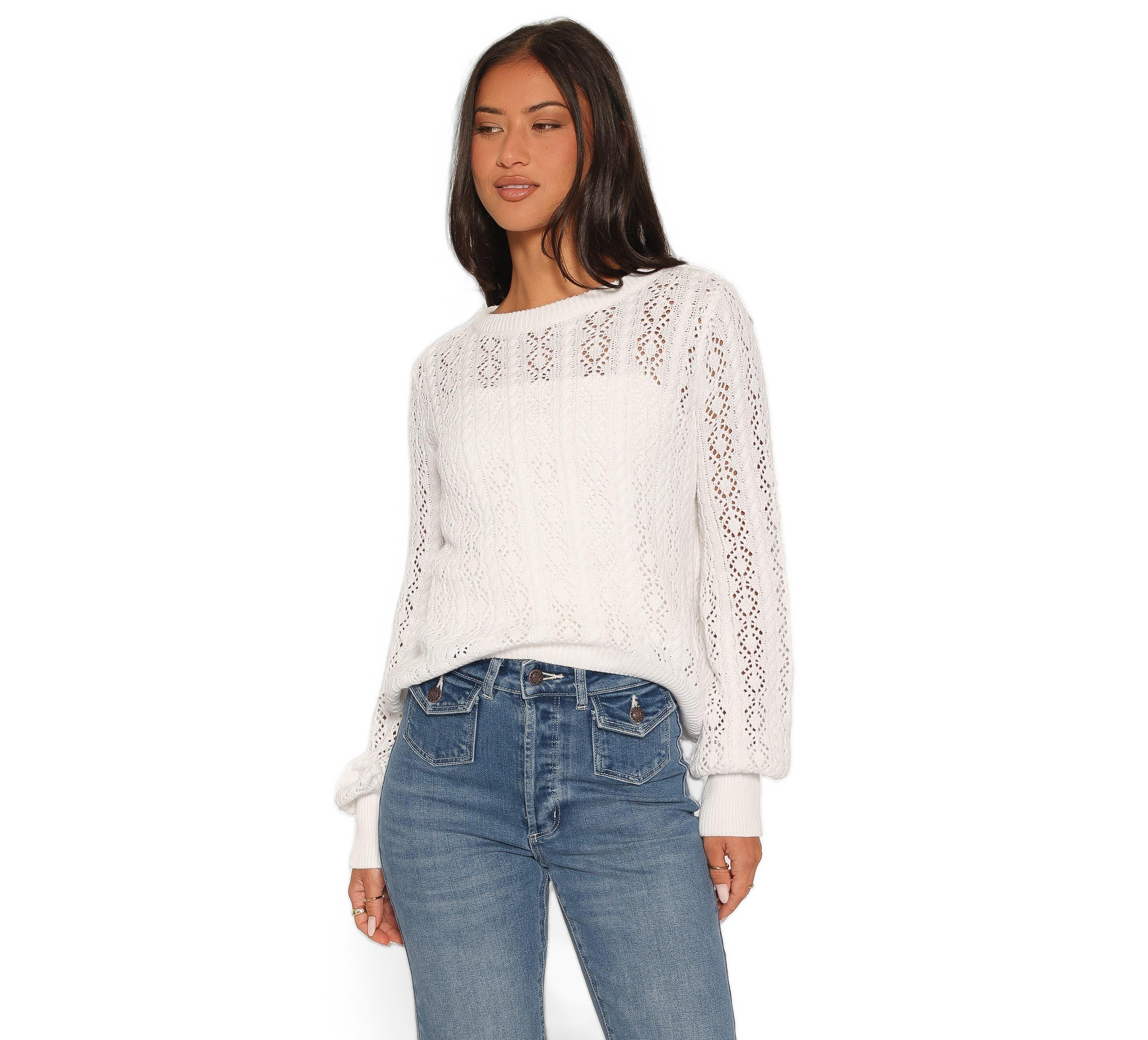 Petal and Pup Women's Tyler Pointelle Sweater