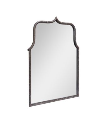 Arched Metal Framed Wall Mirror