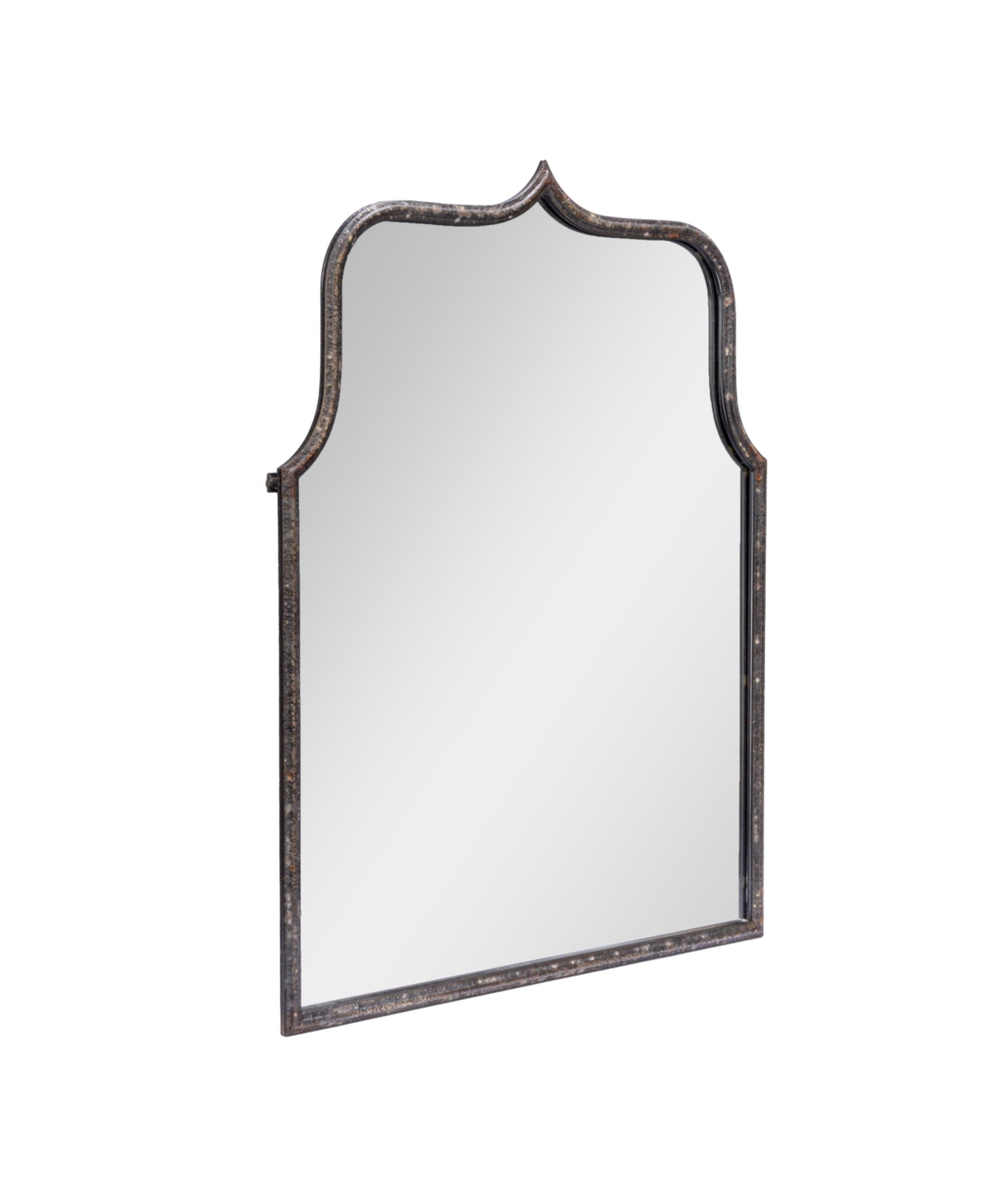 Storied Home Arched Metal Framed Wall Mirror