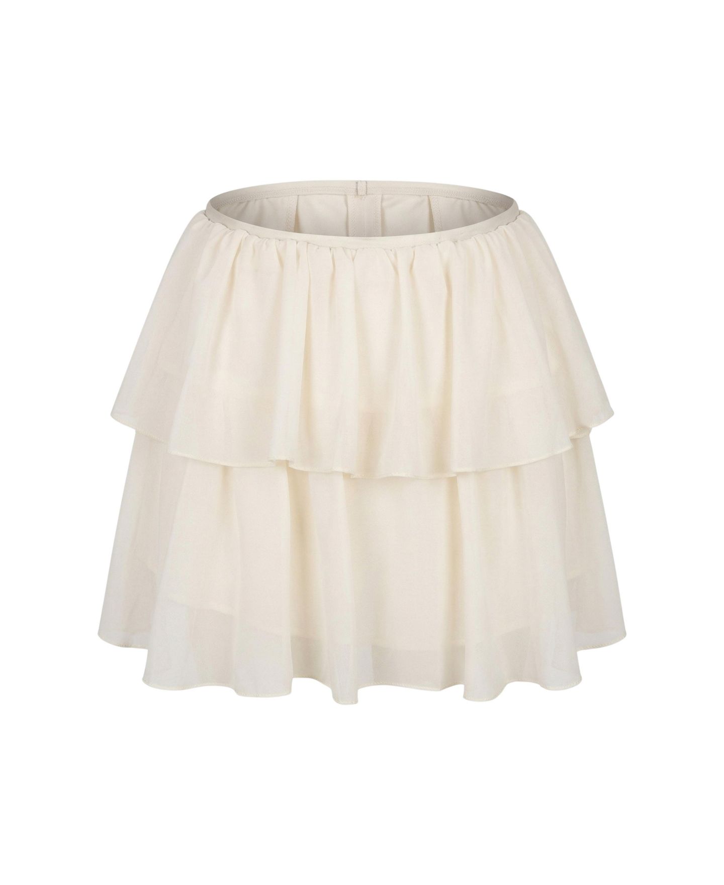 Женский комплект Modenaire Long-Sleeve Bell-Sleeve Blouse and Tiered Mini Skirt, 2-Piece Set — фото 6
