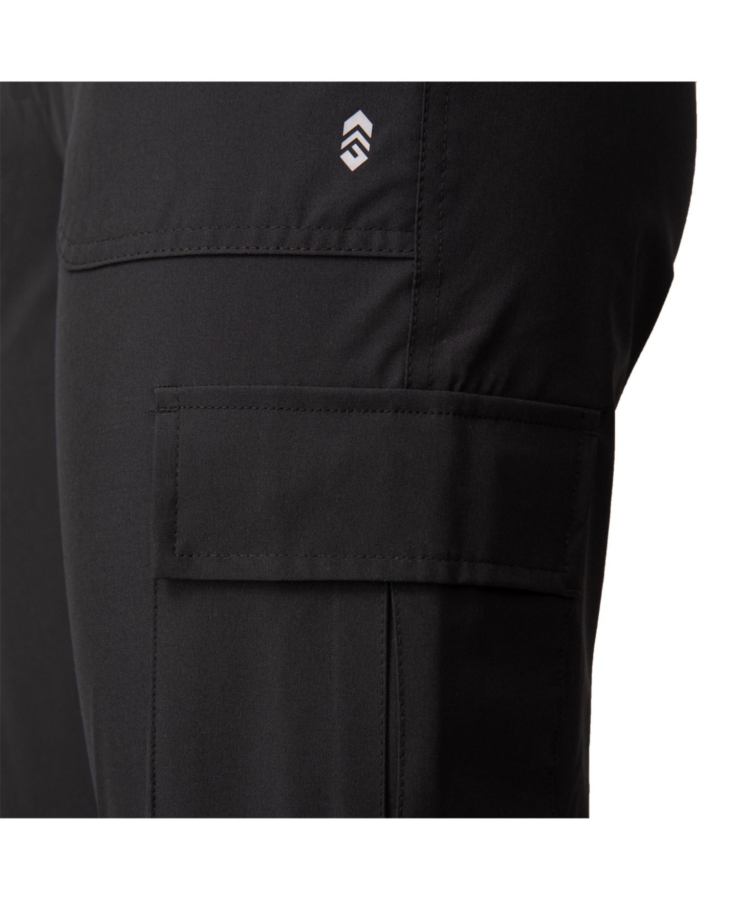 Женские брюки Free Country Get Out There Fleece-Lined Cargo, цвет: Чёрный — фото 4