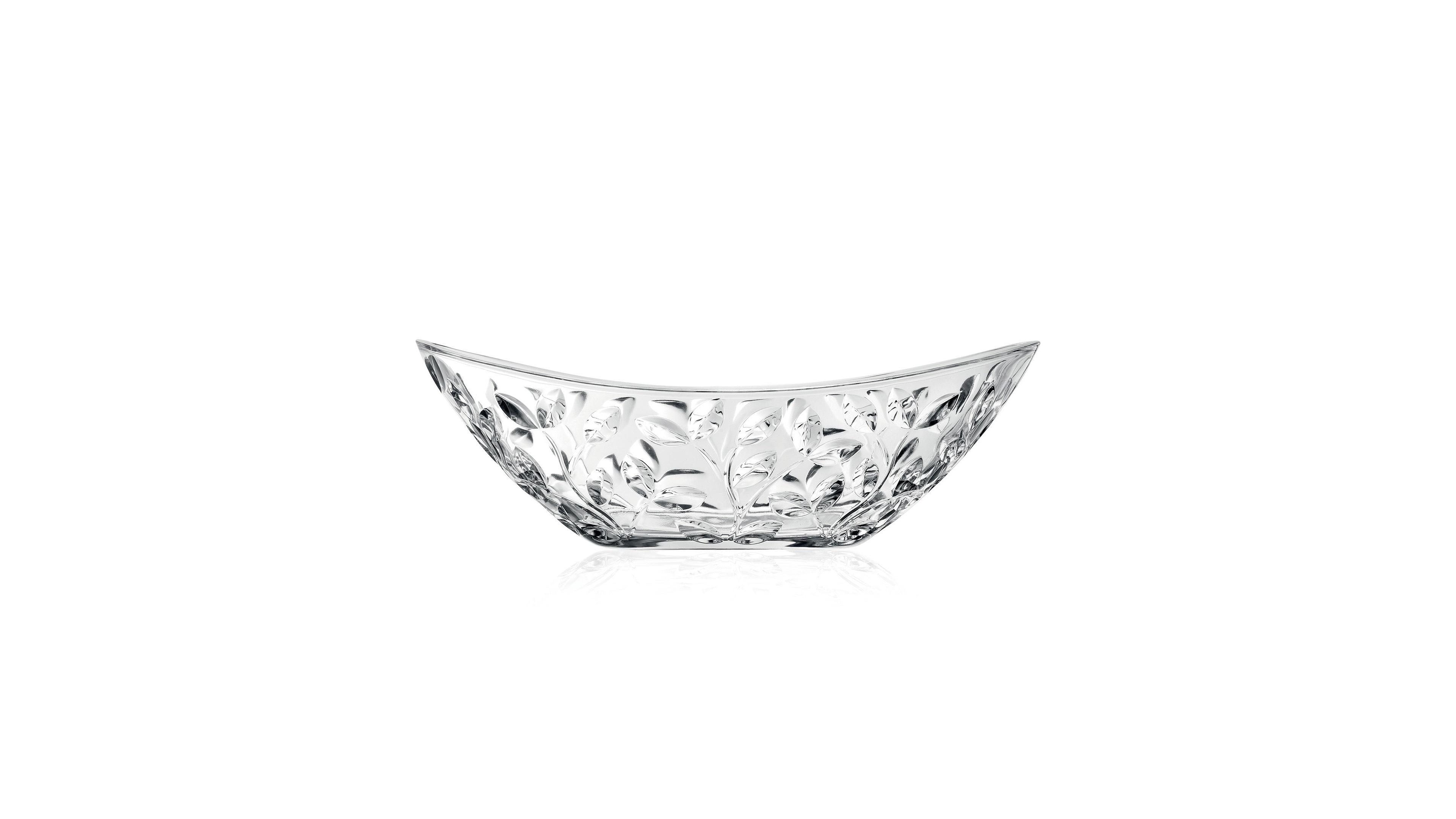 Rcr Laurus Crystal Oval Bowl