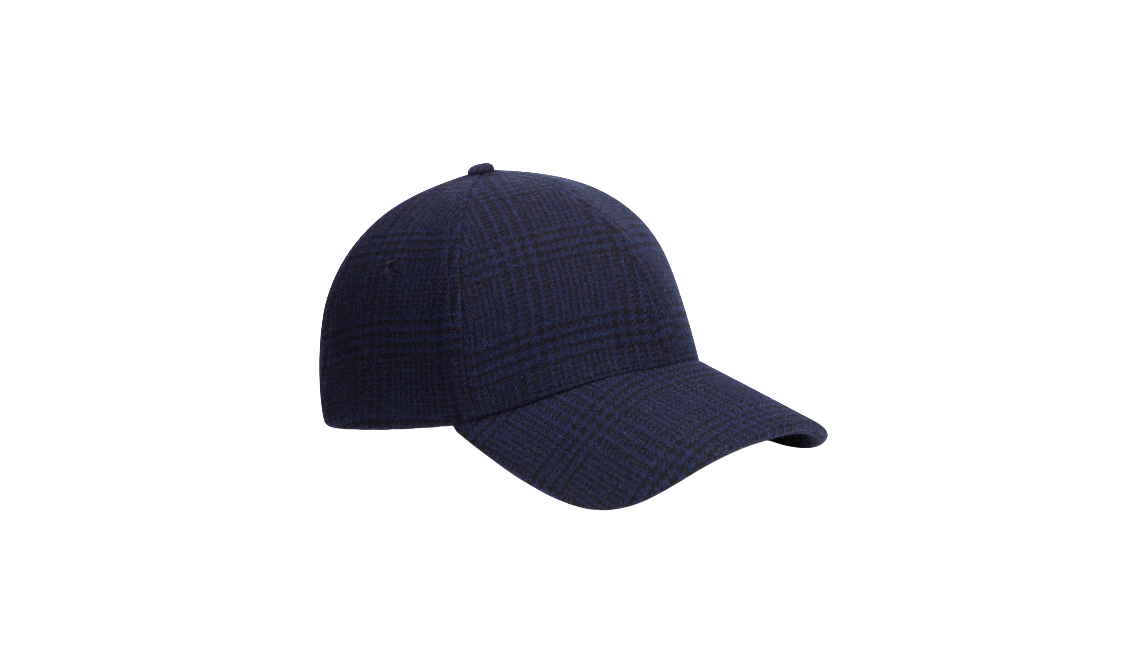Tommy Hilfiger Plaid Melton Six-Panel Baseball Cap