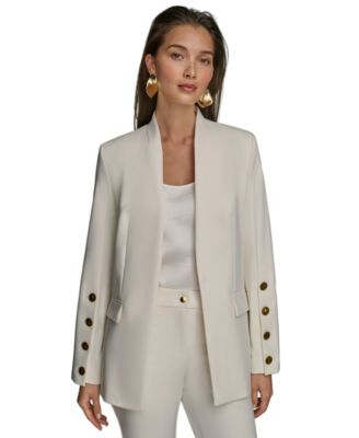 Women's Button-Sleeve Blazer
