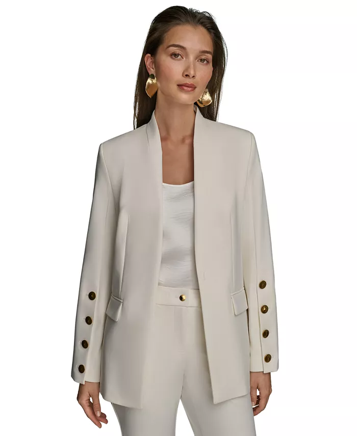 Women's Button-Sleeve Blazer - thumbnail 6