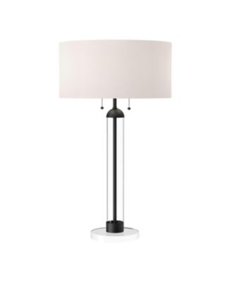 Sasha 18-in Linen 2 Lights Table Lamp