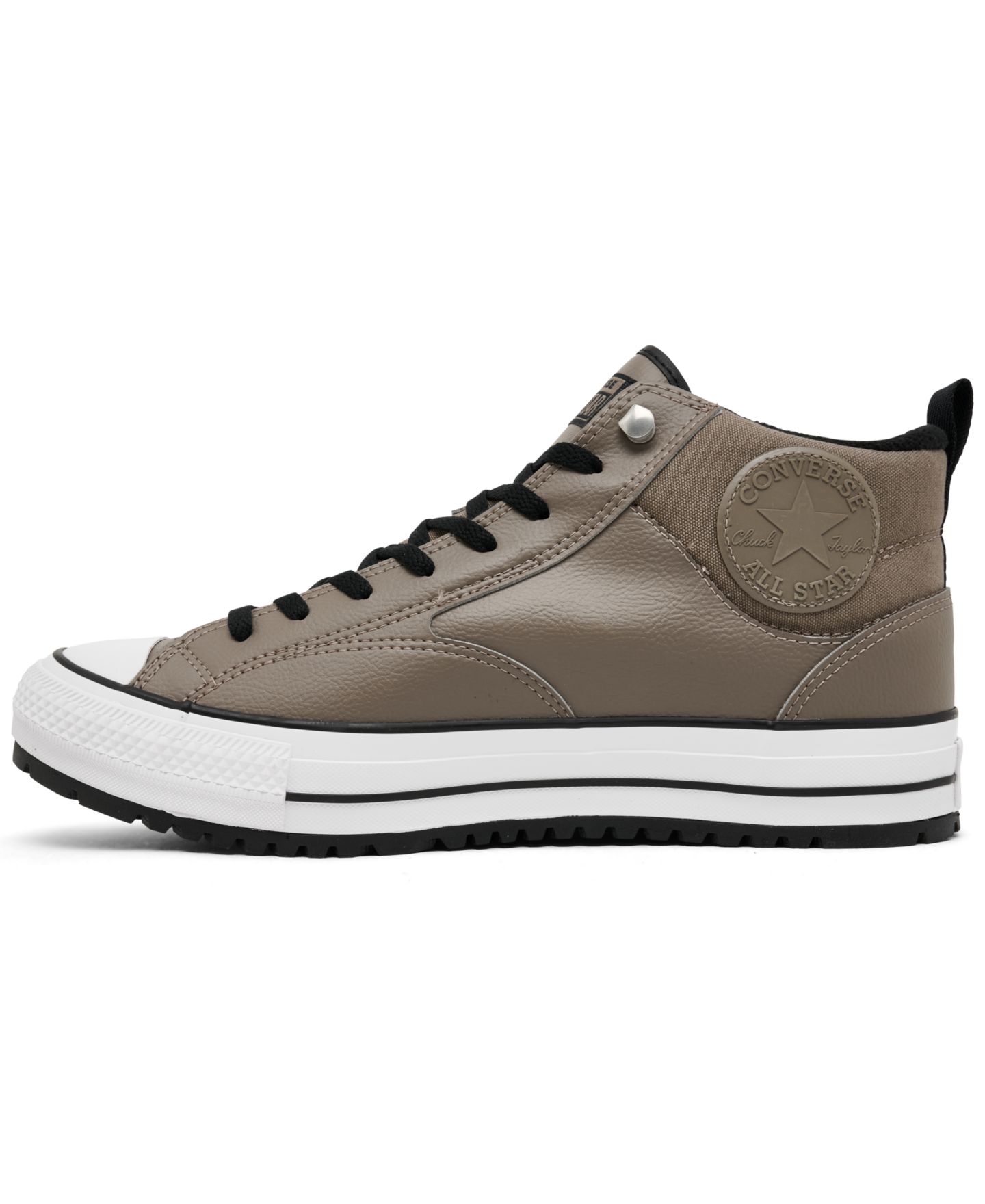 Водонепроницаемые ботинки Converse Malden Street из экокожи на шнуровке, цвет: Серо-коричневый / Чёрный — фото 3