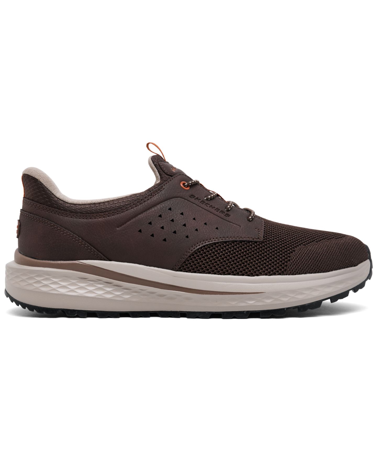 Мужские кроссовки-слипоны Skechers Slade Ultra для ходьбы с пеной с эффектом памяти, цвет: Коричневый — фото 2