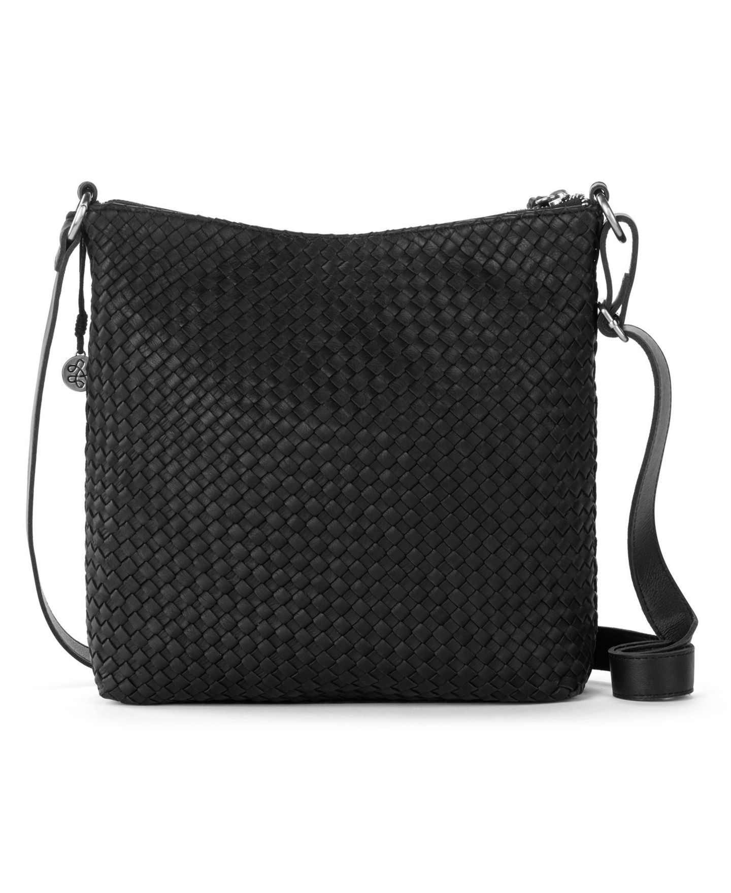 Женская сумка The Sak Lucia Leather Crossbody Handbag, цвет: Чёрный — фото 3