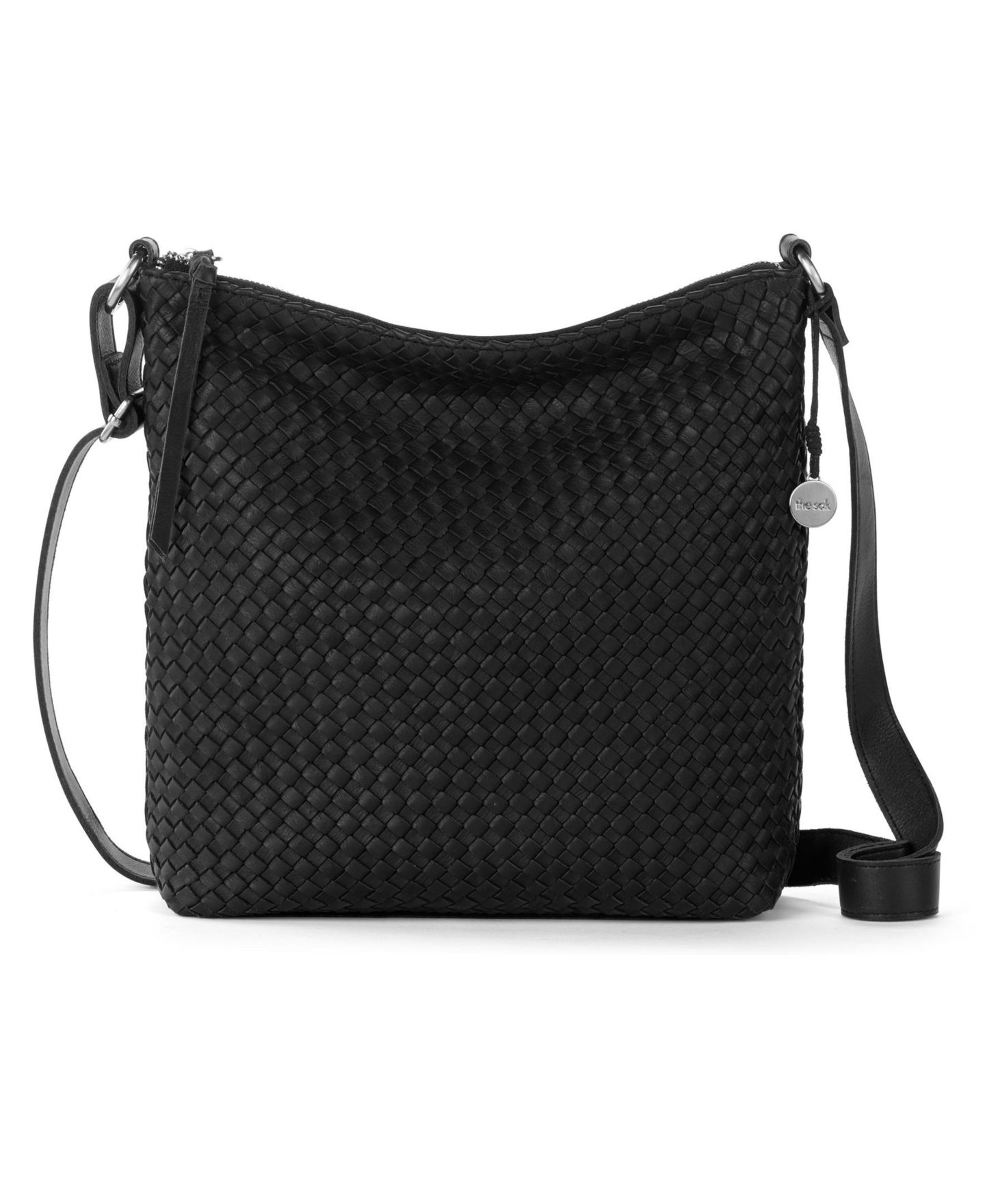 Женская сумка The Sak Lucia Leather Crossbody Handbag, цвет: Чёрный — фото 1