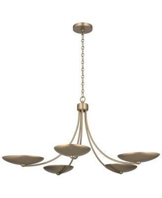 Palmela 40" 5-Lt Chandelier in Champagne Bronze finish