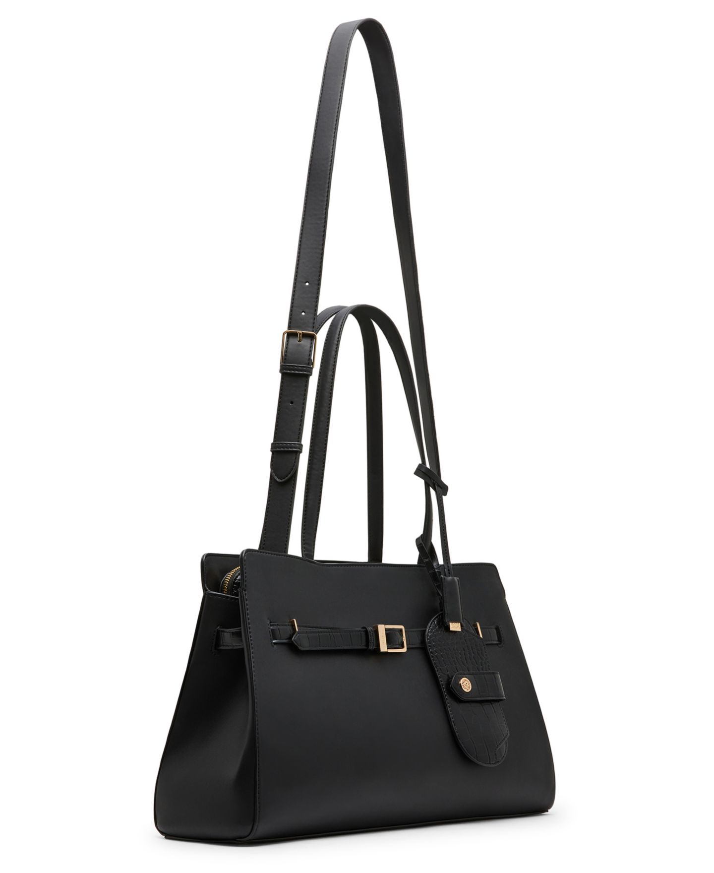 Женские сумки Anne Klein 4-Piece Large Laptop Work Tote Handbag Set, цвет: Чёрный — фото 6