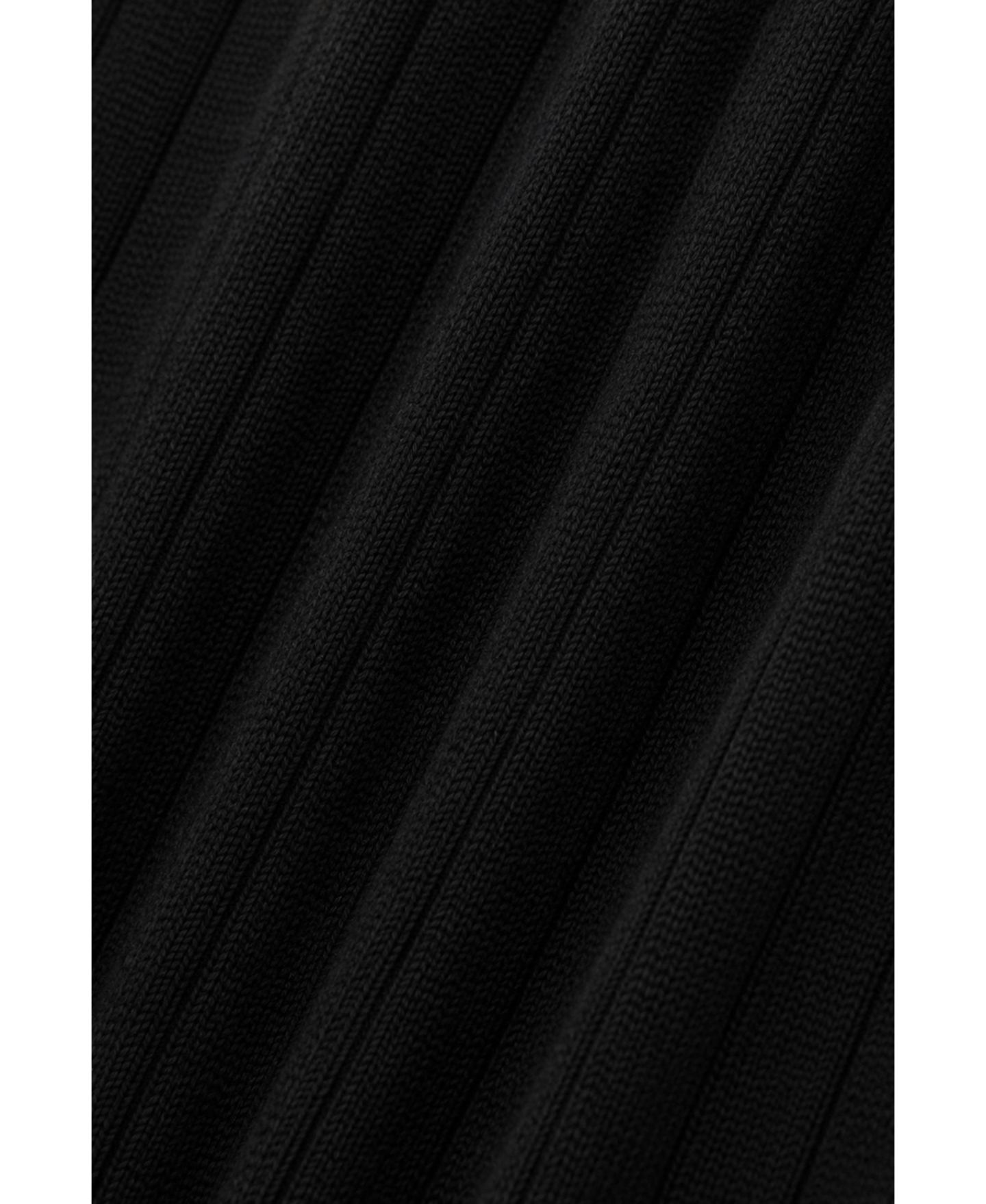 Мужской свитер Garnet Cortona Big & Tall из мериноса, воротник-стойка, полумолния, цвет: Чёрный — фото 7