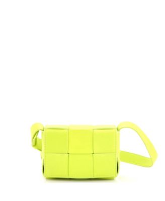 Candy Cassette Crossbody Bag Maxi Intrecciato Leather