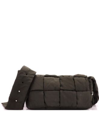 Padded Tech Cassette Crossbody Bag Intrecciato Nylon