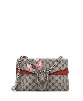 Small Dionysus Bag Blooms Print GG Coated Canvas