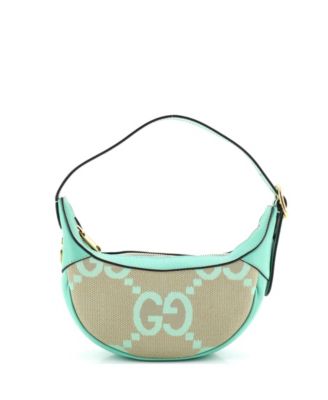 Mini Ophidia Half Moon Bag Jumbo GG Canvas