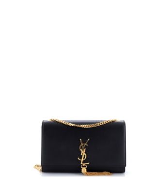 Medium Classic Monogram Tassel Crossbody Bag Leather