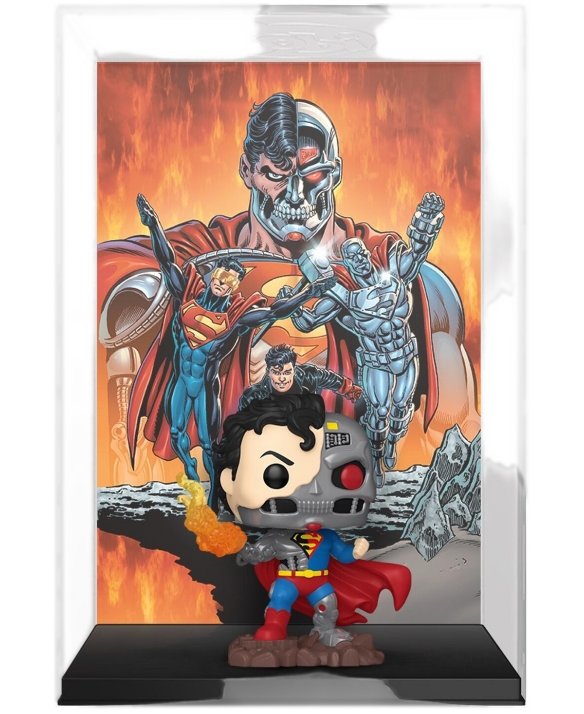 Funko Pop! Comic Cover Cyborg Superman 3.36" Vinyl Figure, 6+ Years