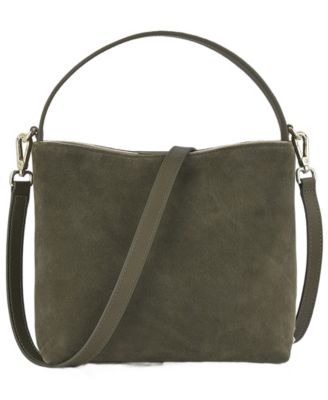 Tate Suede Small Crossbody Shoulder Handbag