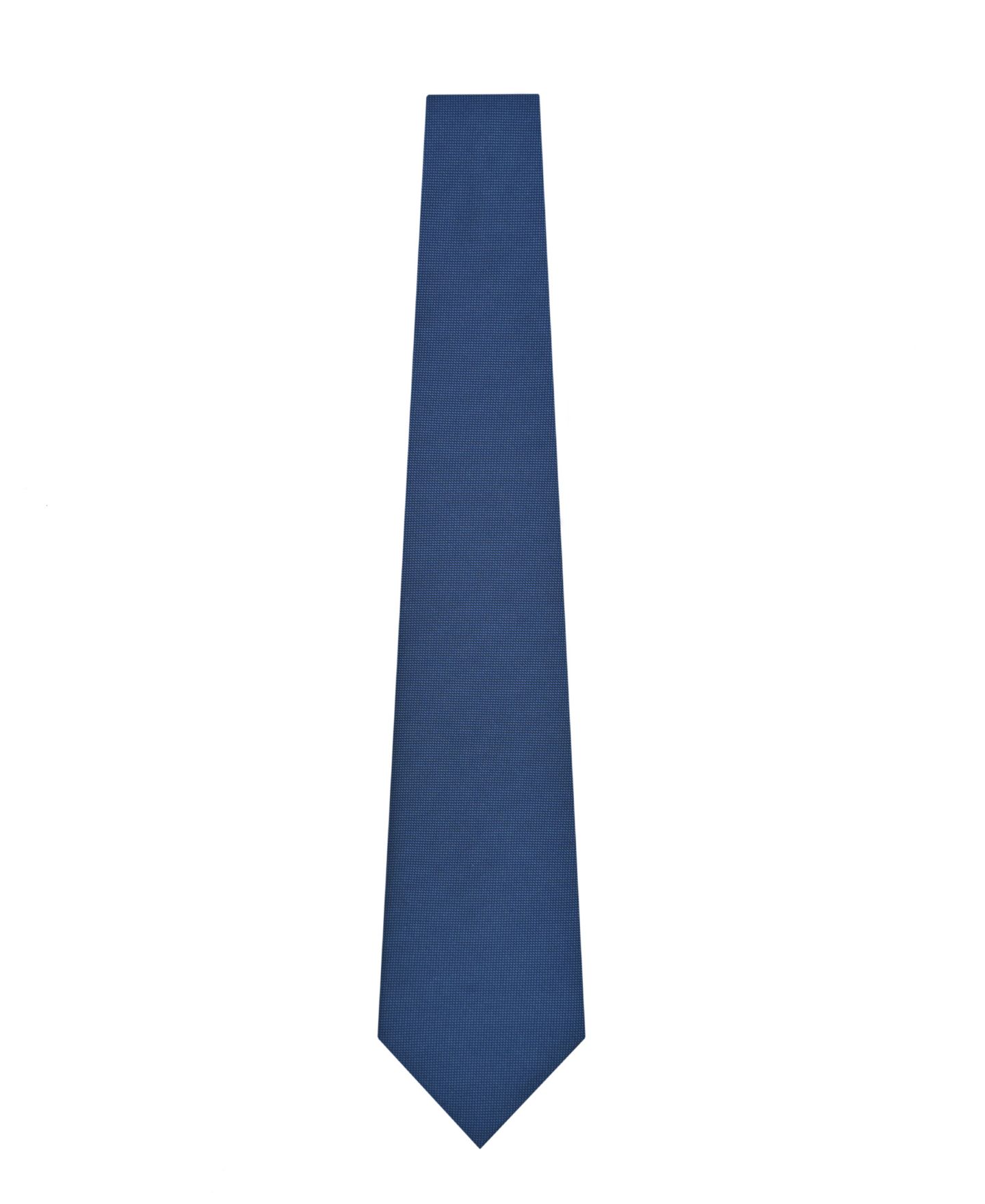 Мужской галстук Calvin Klein Stefan Solid Classic Tie, цвет: Тёмно-синий — фото 2