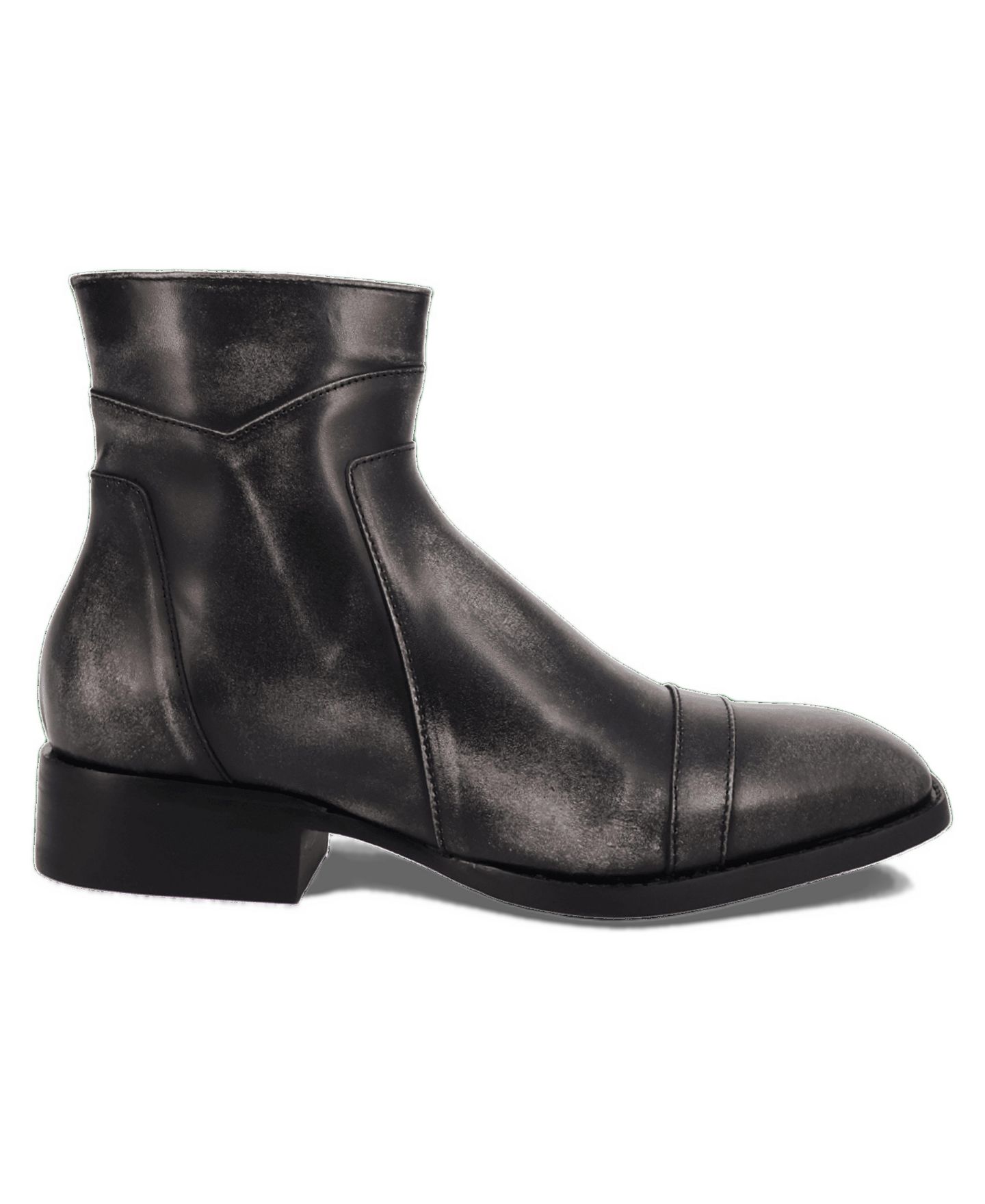Мужские ботинки Dingo Lennox Leather Almond Toe Cushion Comfort Insole, цвет: Чёрный — фото 3