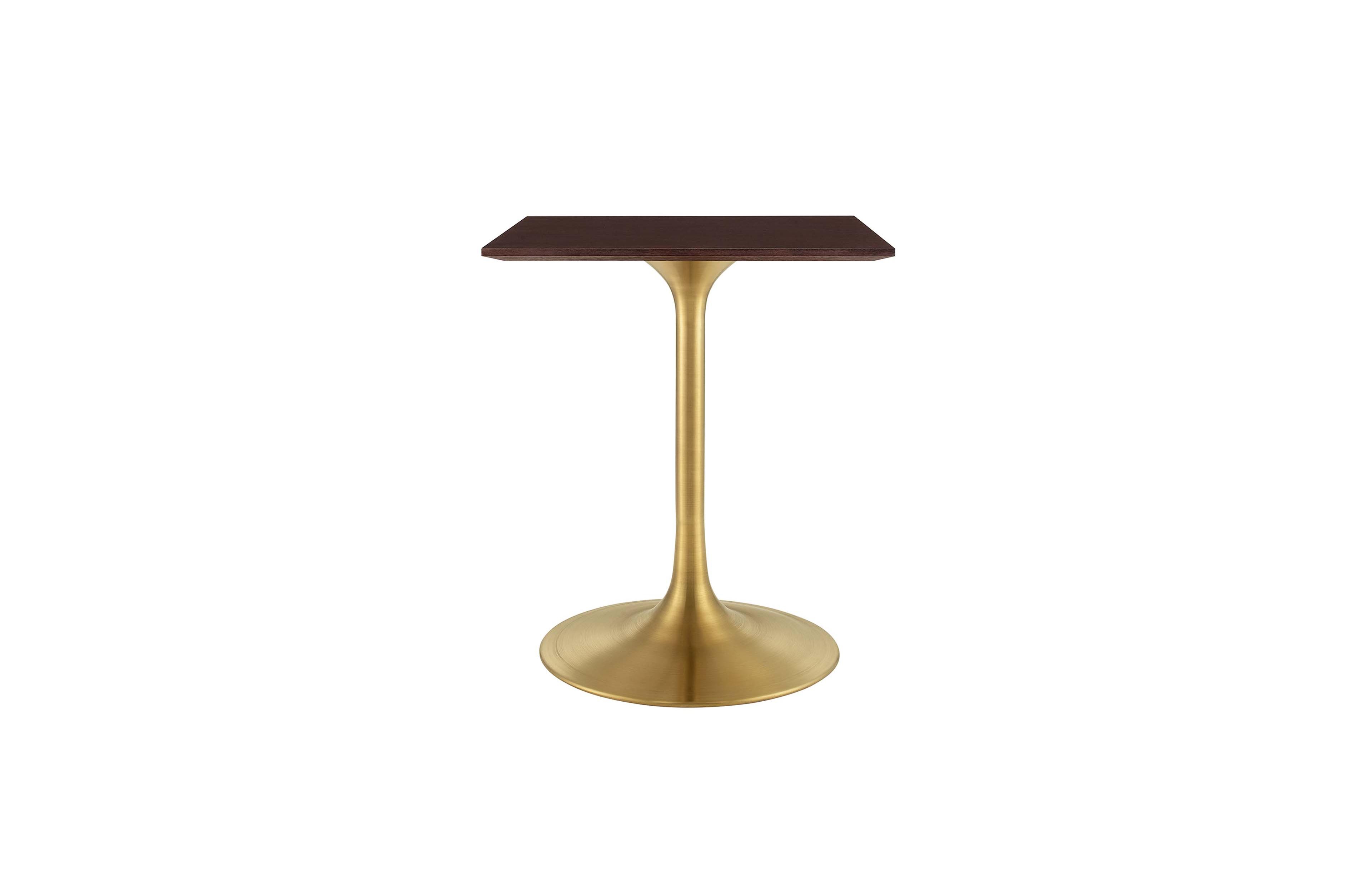 Modway Lippa 24" Square Wood Dining Table