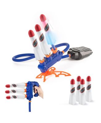 Rocket Launcher with Lights, 150 Feet Flight, 4-Piece Set, Ages 6+
