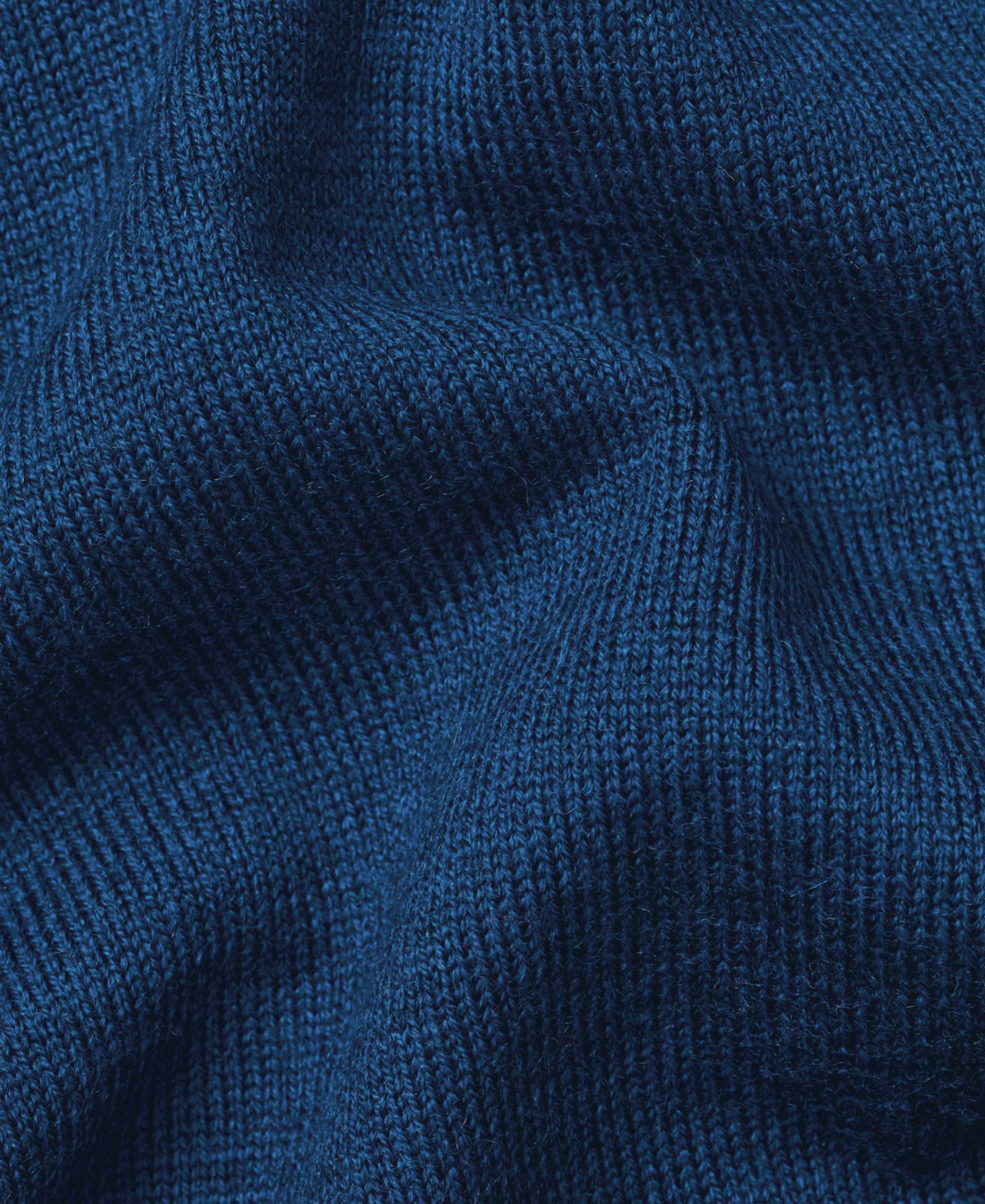 Мужской свитер Charles Tyrwhitt Royal B из мериносовой шерсти на молнии до груди, цвет: Королевский синий — фото 4