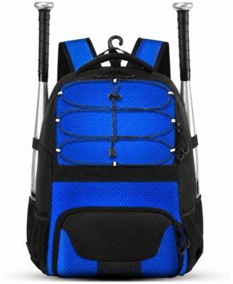 Lightweight Baseball Softball Bag With Shoe Compartment Fence Hook Bat Storage