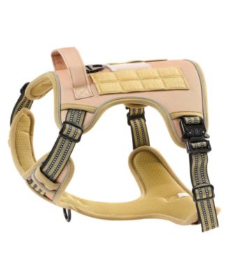 No Pull Tactical Dog Harness with Top Handle and Four Adjustment Points