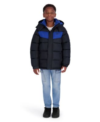 Boys' XS-XL Hooded Heavyweight Puffer Jacket