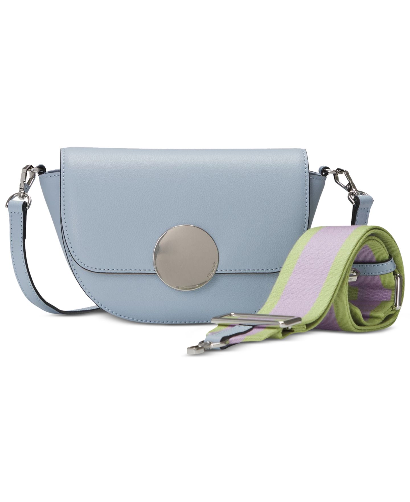 Женская сумка orYANY Lottie Saddle Crossbody, цвет: Космический синий — фото 5