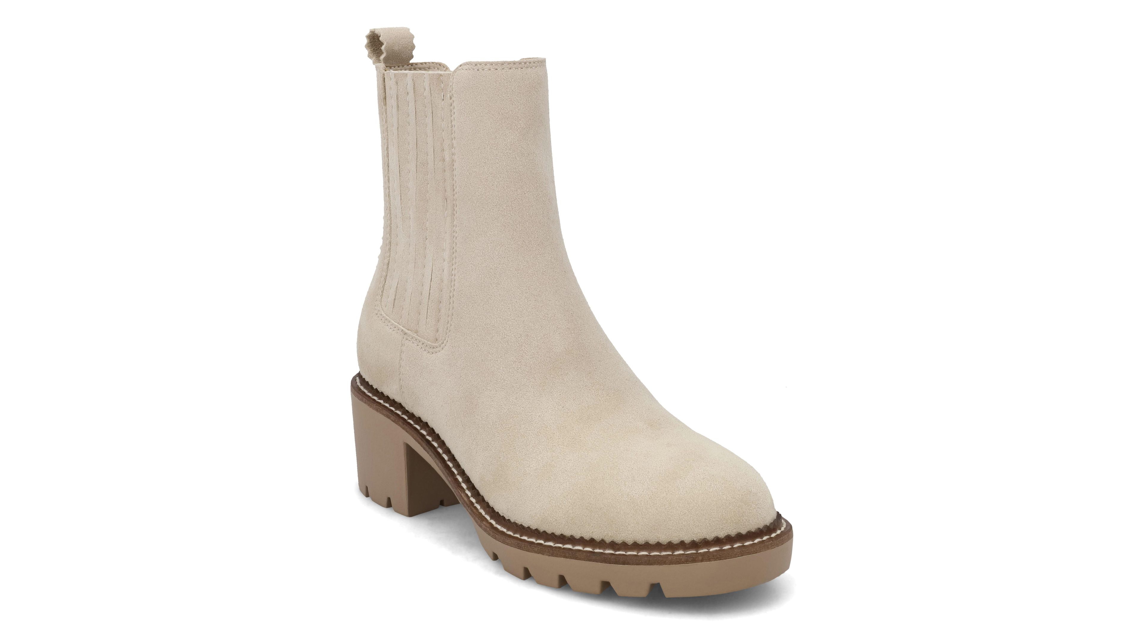 Mia Women's Pryor Round Toe Lug Sole Chelsea Booties