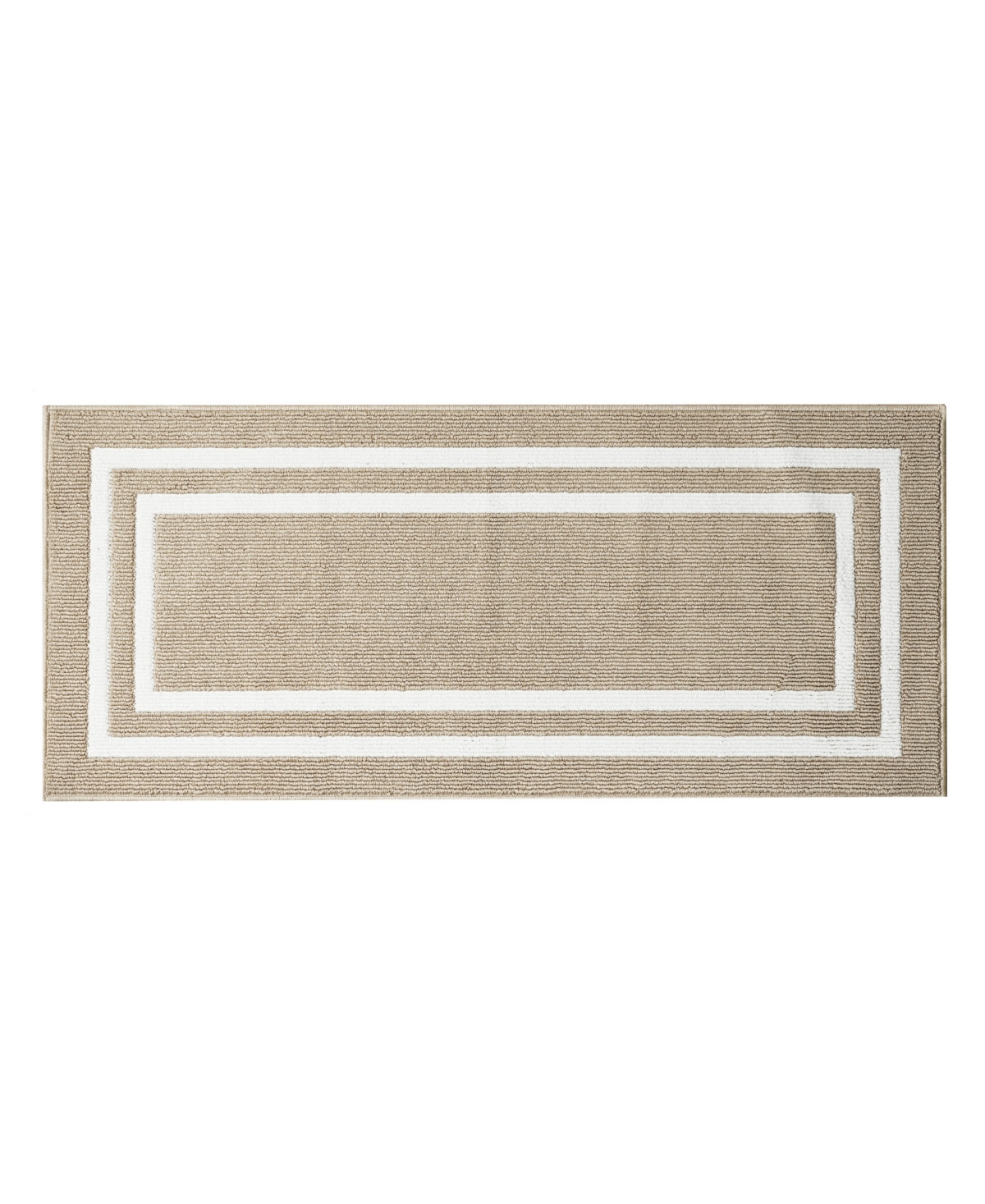 Nautica Double Line Border Tufted Runner Rug, 26" x 60"