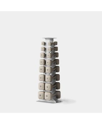 ProGrip Dumbbells Lower Set with Light Rack - Sandstone