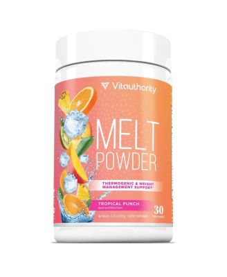 Melt Thermogenic Weight Management Powder, Tropical Punch Flavor, 120 Gram