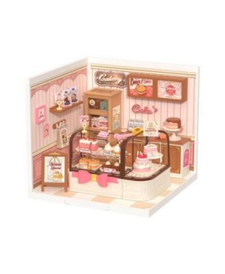 Super Creator Series Tasty Cake Shop Miniature 115-Piece Dollhouse Kit, Ages 14+