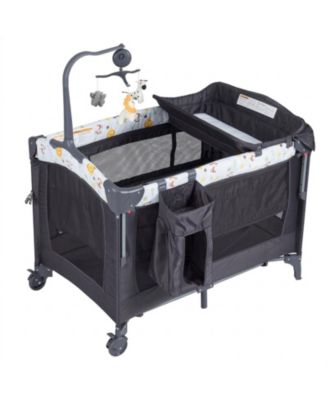 3-in-1 Convertible Portable Baby Playard with Music Box