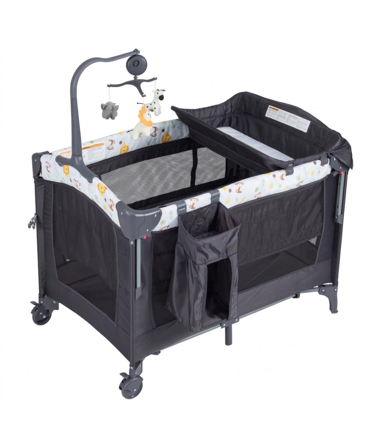 Gouun 3-in-1 Convertible Portable Baby Playard with Music Box