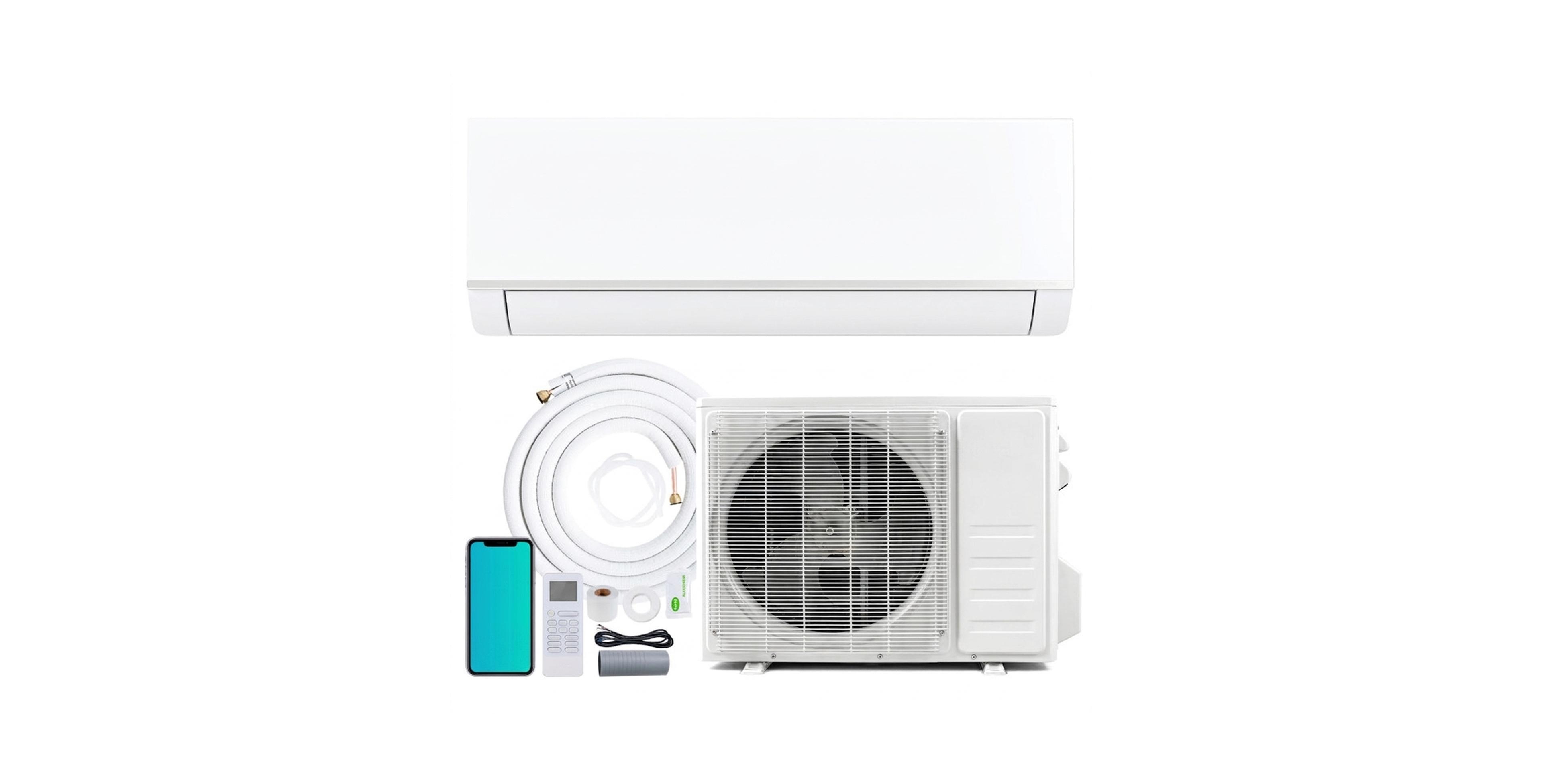 Sugift 12000 Btu 20 SEER2 208-230V WiFi Enabled Mini Split Air Conditioner and Heater