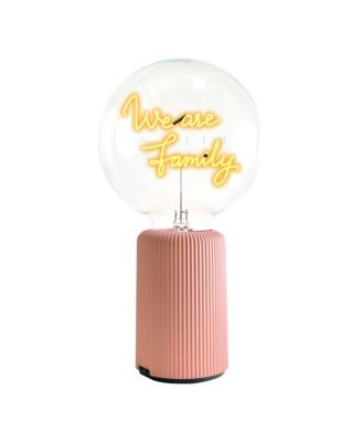 Bulb We Are Family With Base Table Lamp Portable Pop Nomad