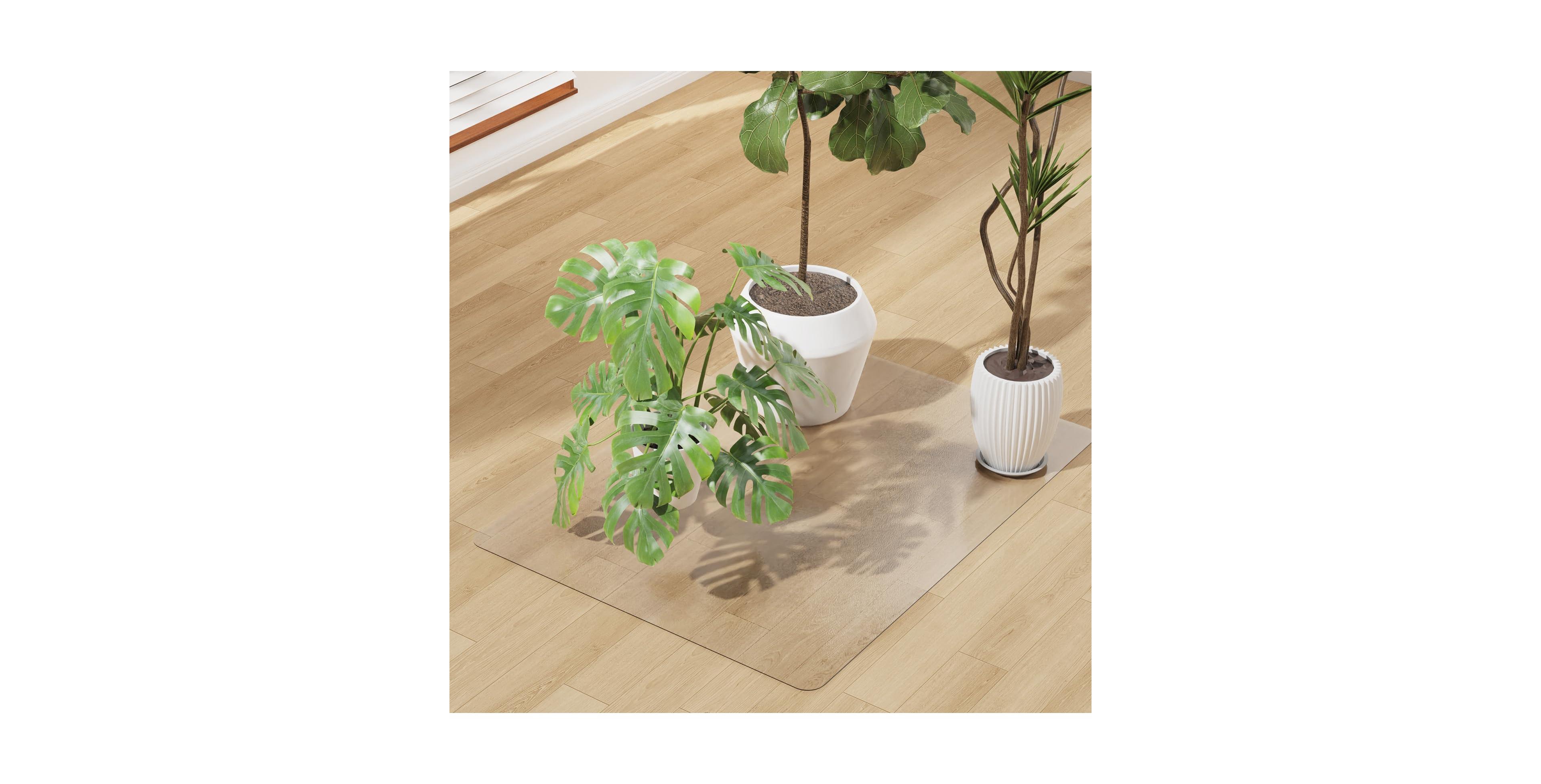 Lowking Pvc Floor Protector Mat Non Slip Easy Clean Hard Use