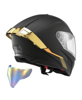 XL Full Face Motorcycle Helmet with Dual Visor System
