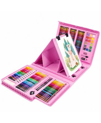 208 Piece Art Supplies Drawing Kit Portable All in One Set for All Ages