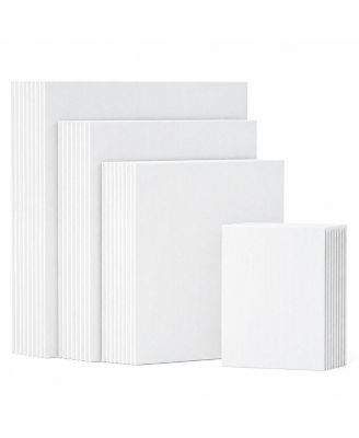 Blank Cotton Primed Painting Canvas Panels Multi Size Art Supplies for Artists